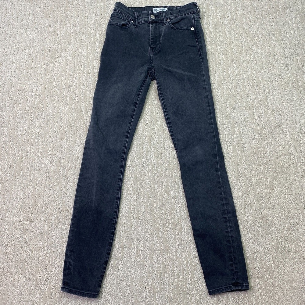 Madewell Jeans Women's Black High Riser Skinny Stretch Size 24*